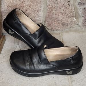 Black Alegria loafers KEL-601 women's 40, 7 or 7.5 leather